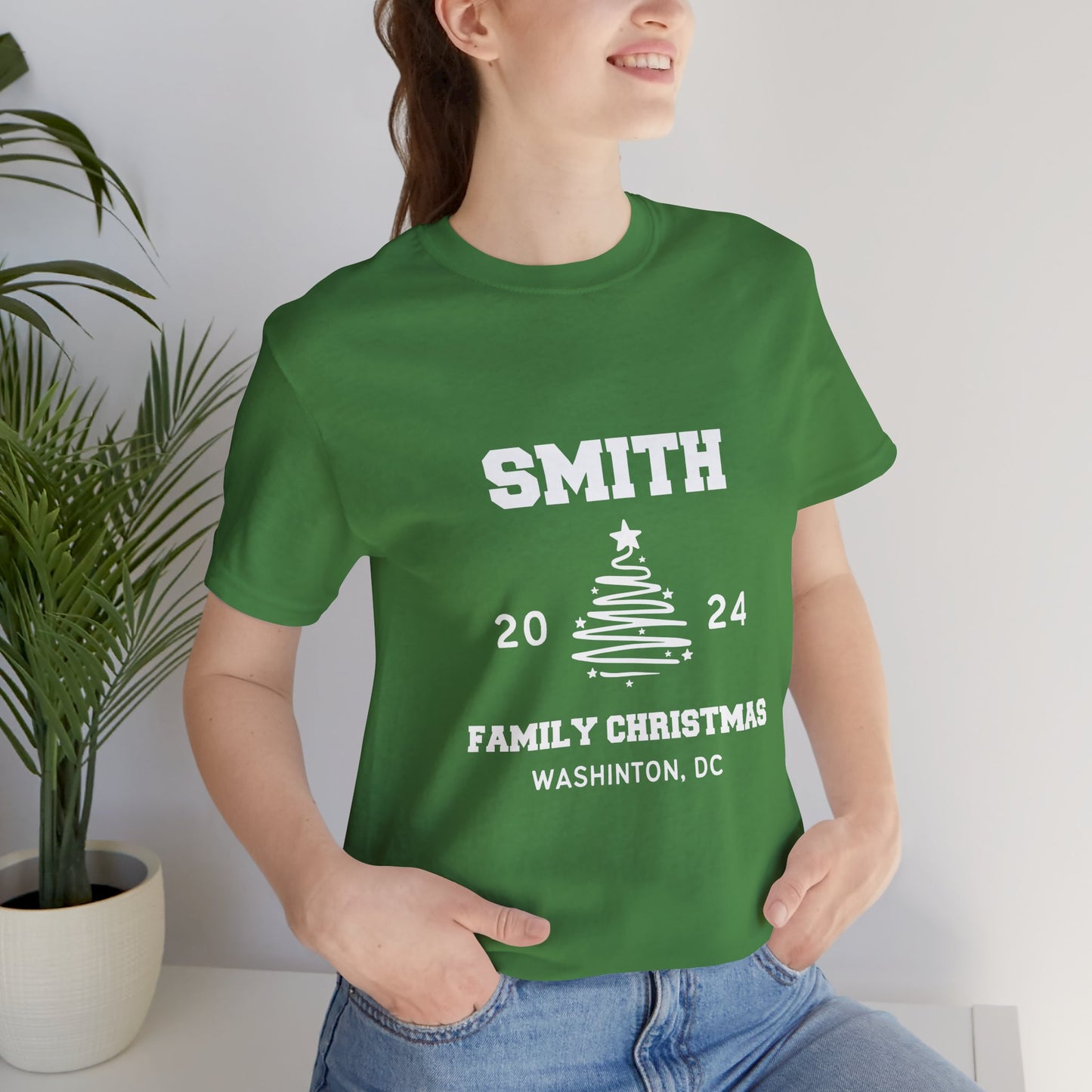 Personalized Family Name Design Shirt Christmas 2024 Design, Custom Name for Christmas Shirt