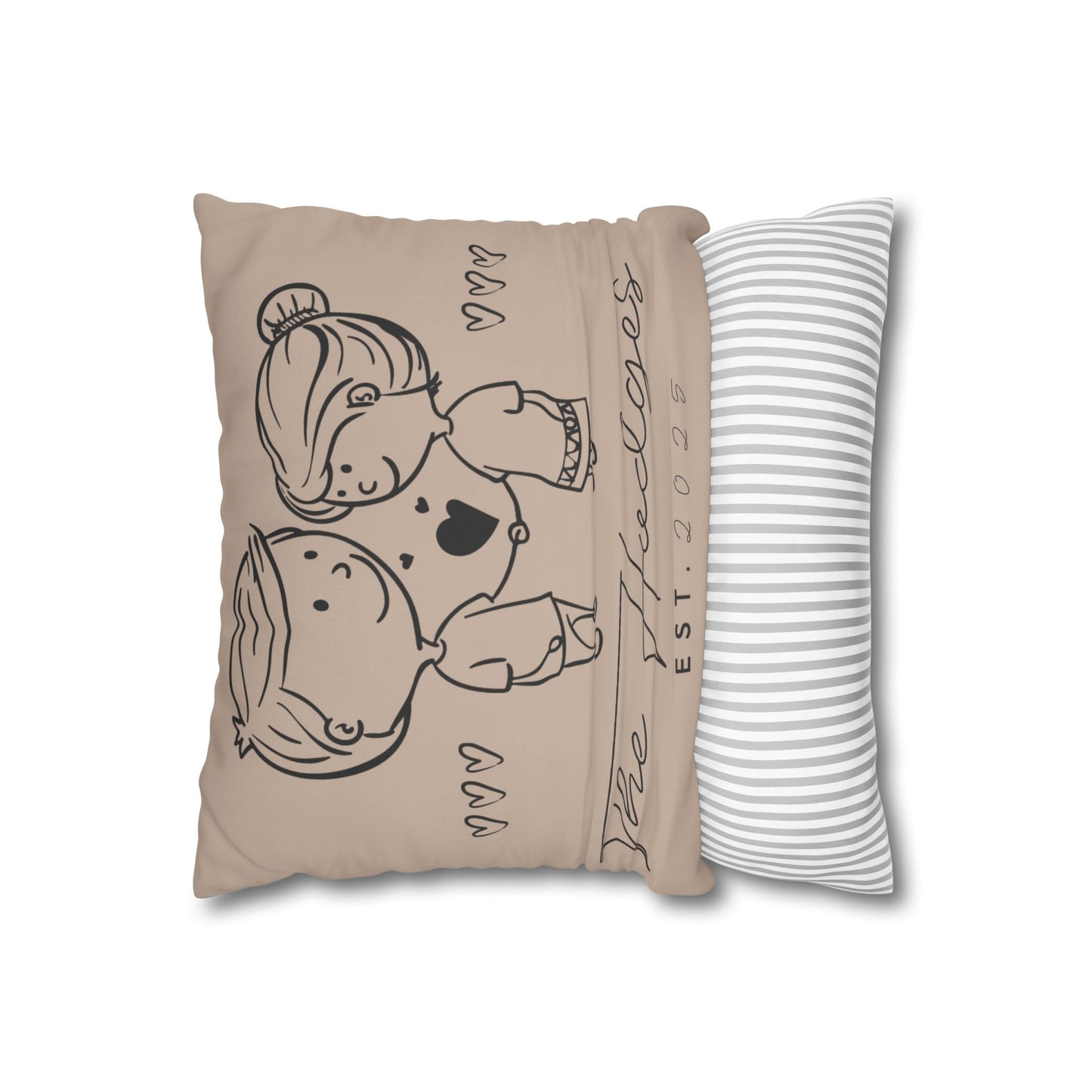 Square Poly Canvas Pillowcase 16x16