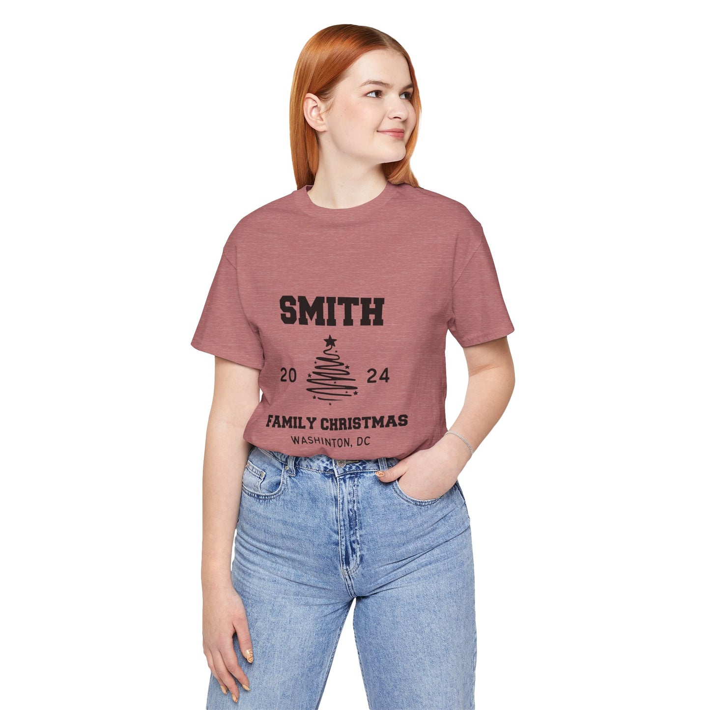 Personalized Family Name Design Shirt Christmas 2024 Design, Custom Name for Christmas Shirt