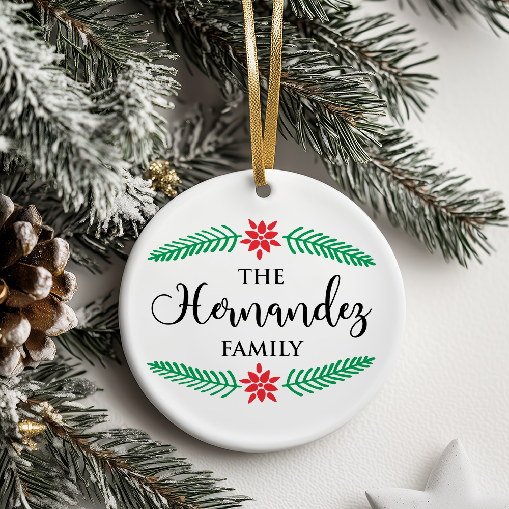 Ceramic Ornament - Family
