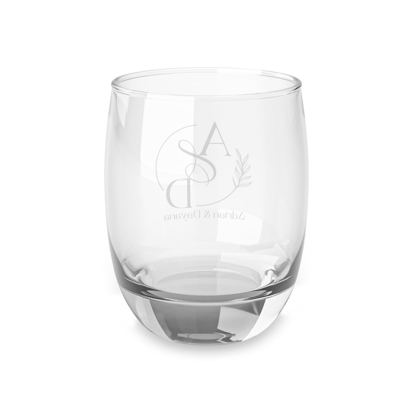 Whiskey Glass - Wedding Personalized Name Stemless Glass