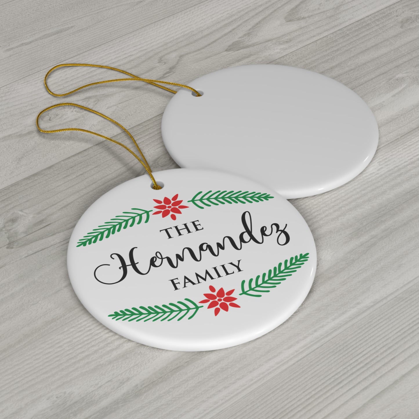 Ceramic Ornament - Family
