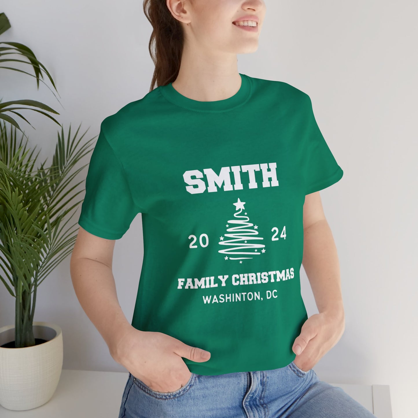 Personalized Family Name Design Shirt Christmas 2024 Design, Custom Name for Christmas Shirt