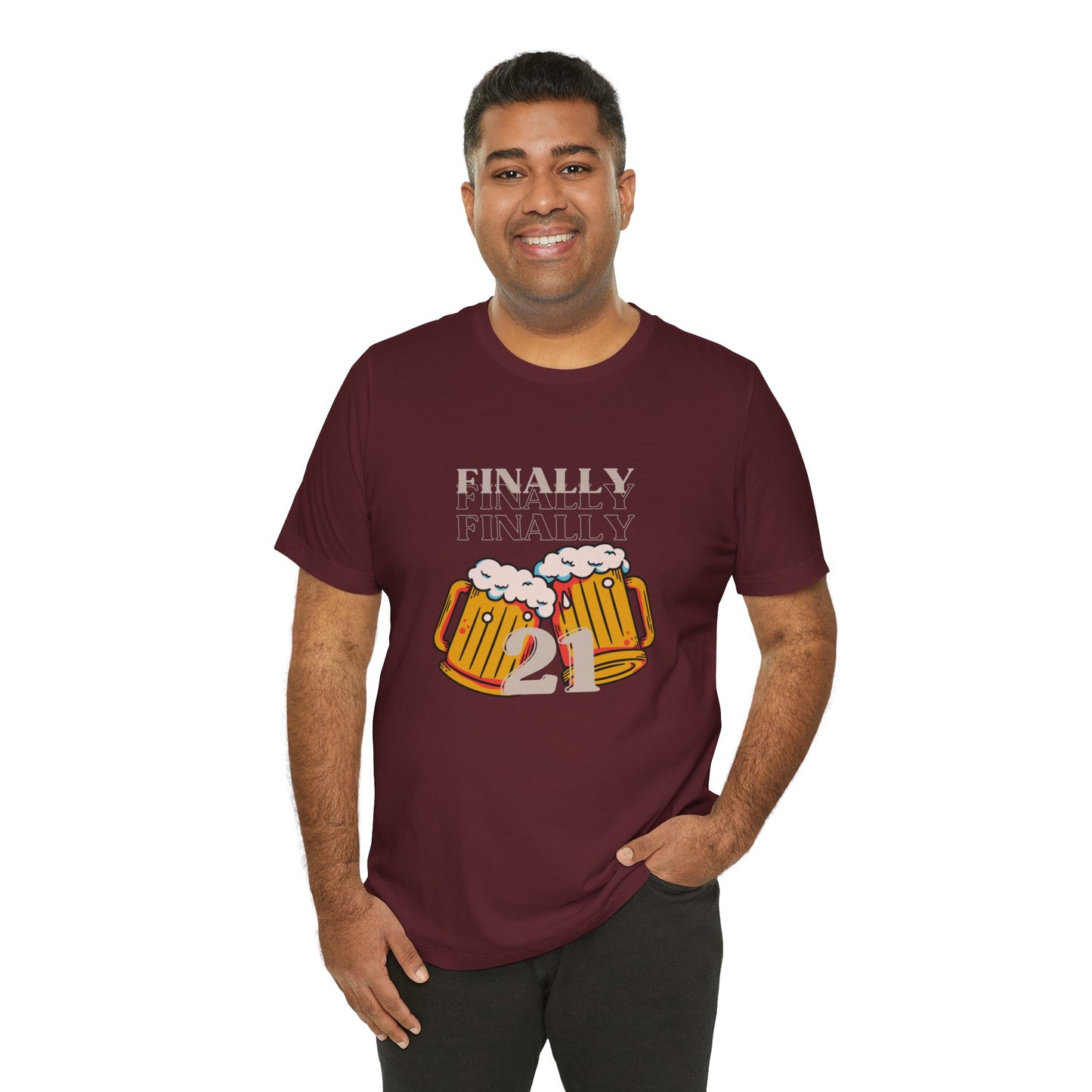 Unisex Jersey Short Sleeve Tee Birthday Design 1