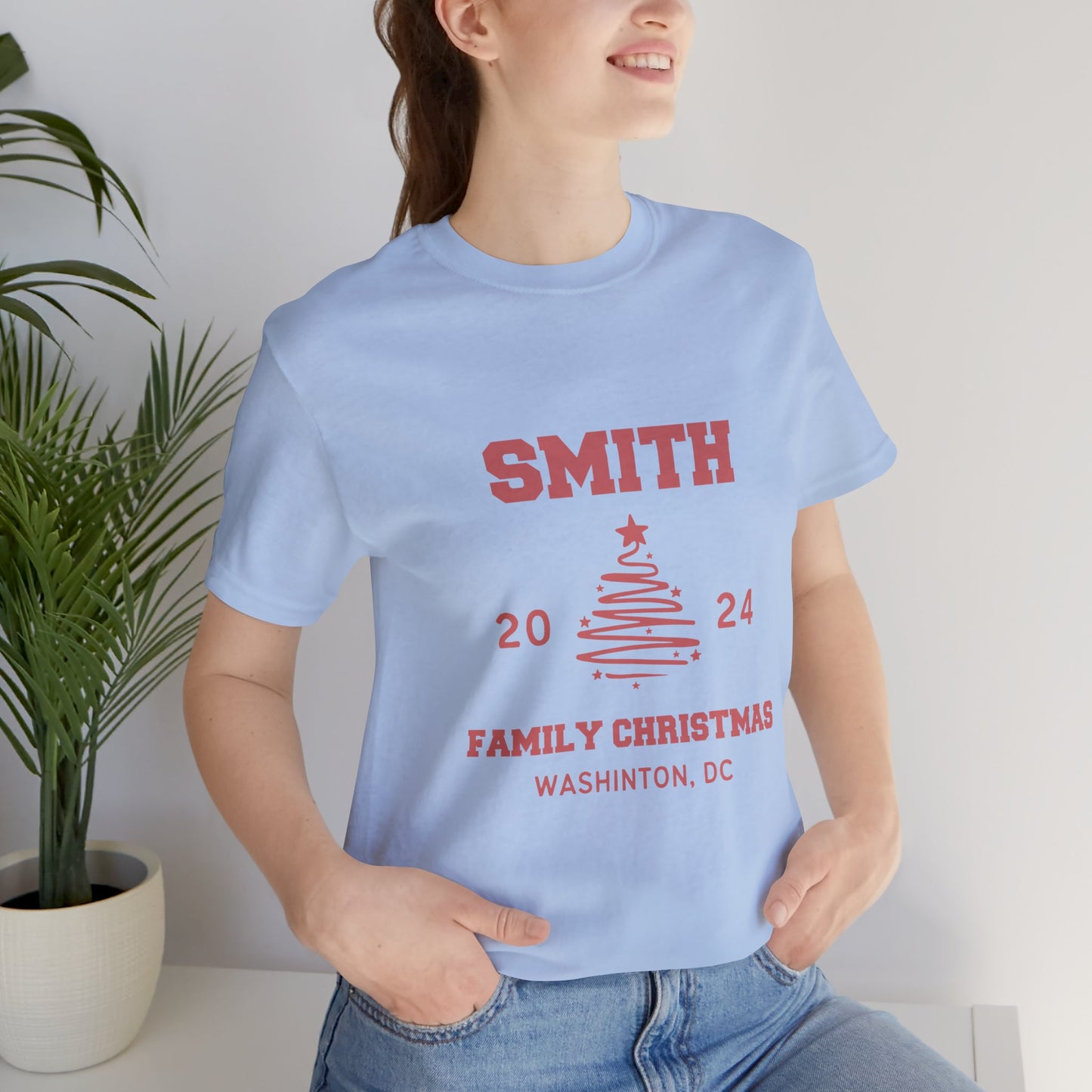 Personalized Family Name Design Shirt Christmas 2024 Design, Custom Name for Christmas Shirt