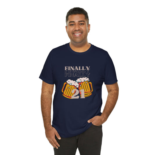 Unisex Jersey Short Sleeve Tee Birthday Design 1