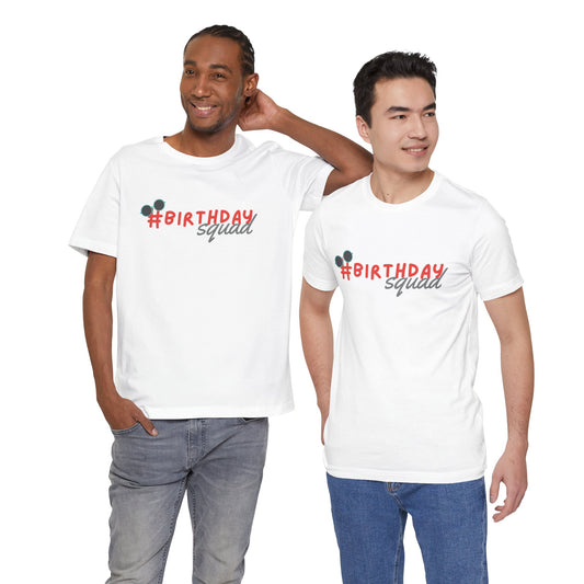 Unisex Jersey Short Sleeve Tee Birthday Design 3
