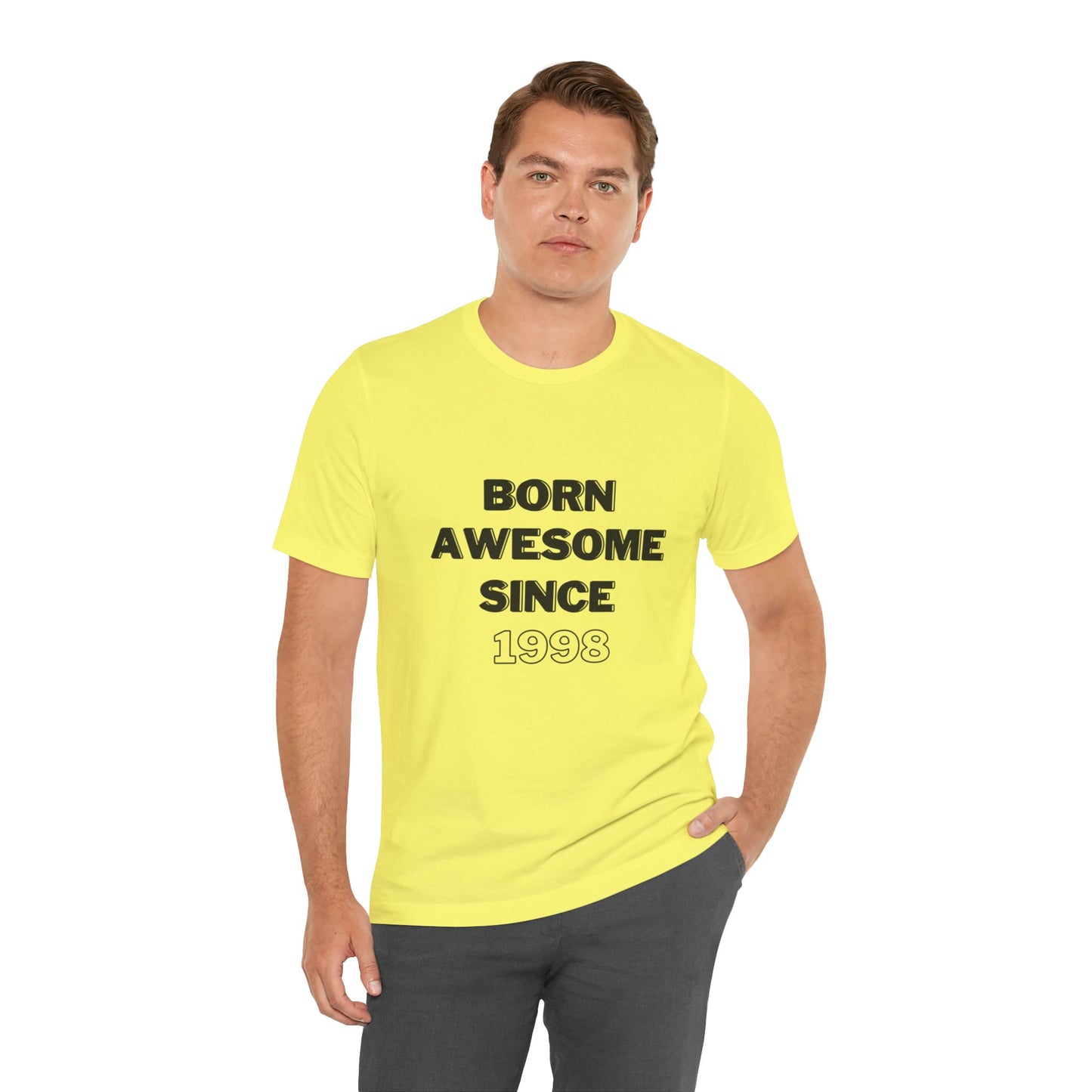 Unisex Jersey Short Sleeve Tee Birthday Design 7