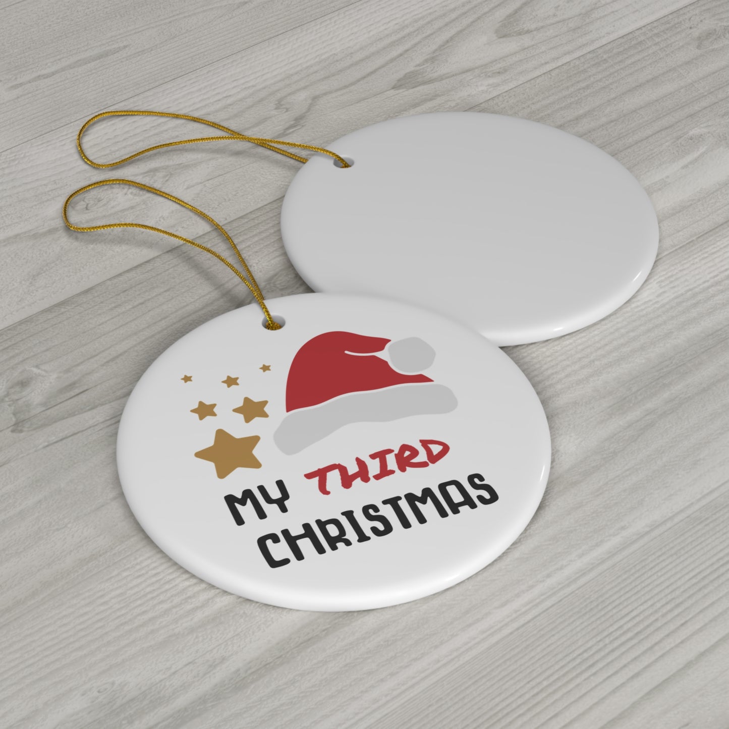 Ceramic Ornament - My # Christmas 2