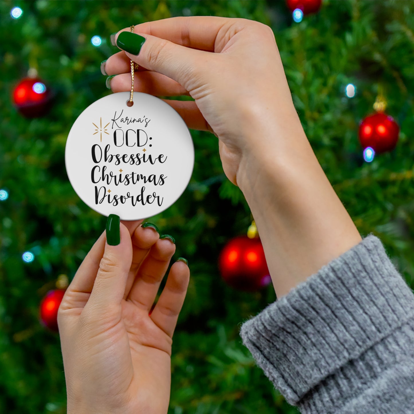Ceramic Ornament - OCD
