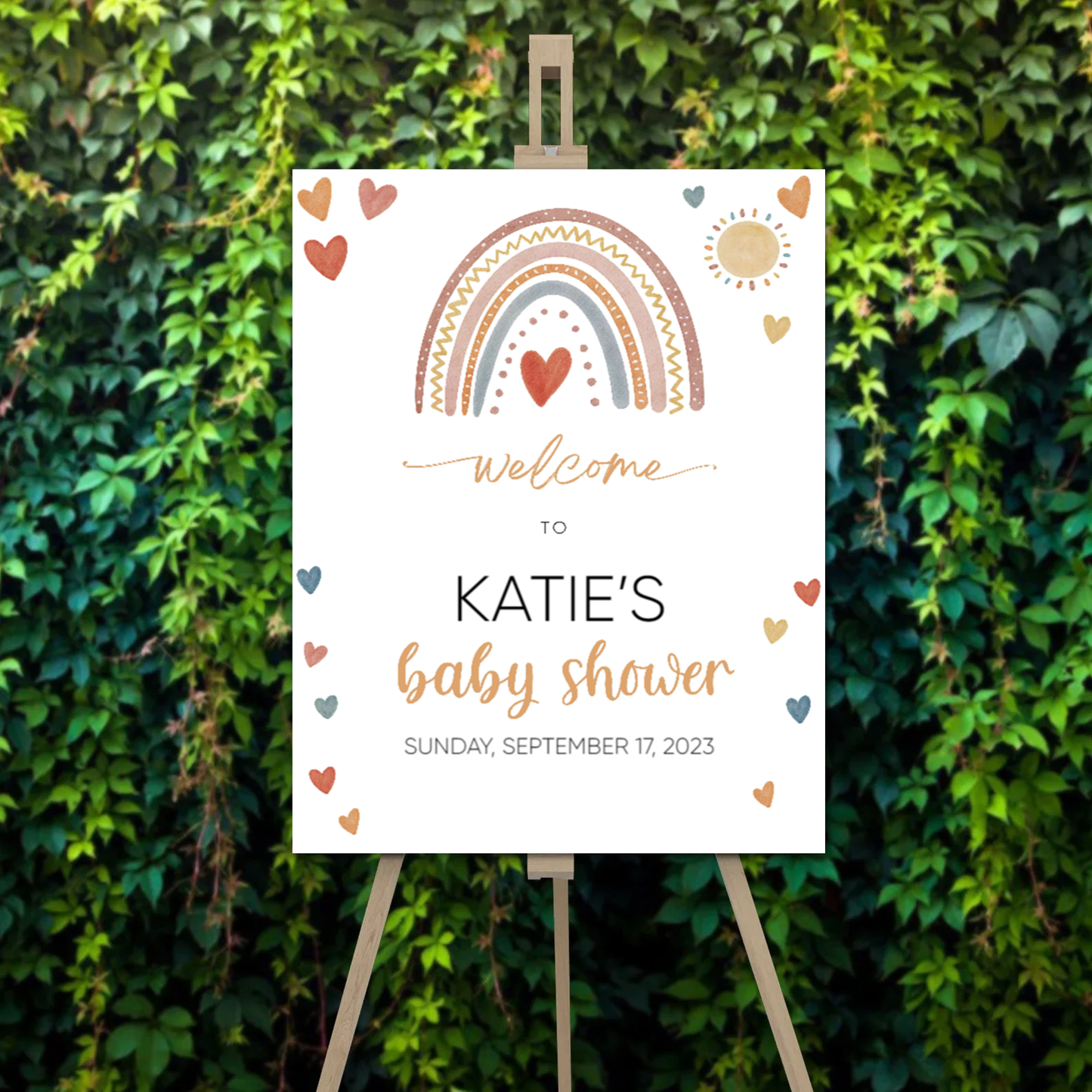 FOAM BOARD 18x24 BABY SHOWER DESIGN #5