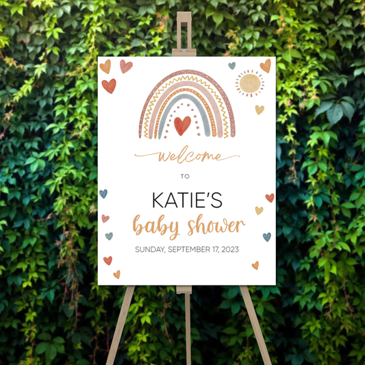 FOAM BOARD 18x24 BABY SHOWER DESIGN #5