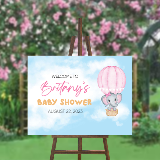 FOAM BOARD 18x24 BABY SHOWER DESIGN #2