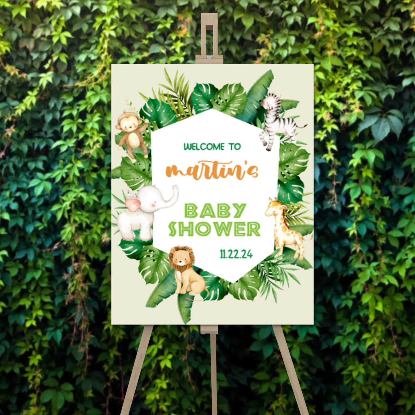 FOAM BOARD 18x24 BABY SHOWER DESIGN #10