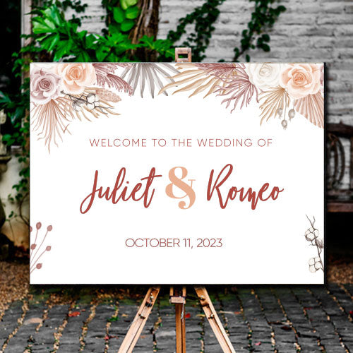 FOAM BOARD 18x24 WEDDING DESIGN