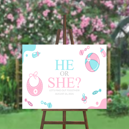 FOAM BOARD 18x24 NEW BABY DESIGN 4