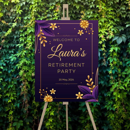 FOAM BOARD 18x24 RETIREMENT DESIGN 2