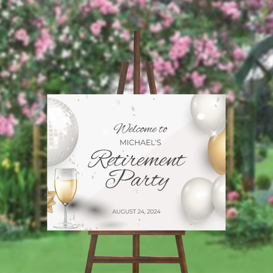 FOAM BOARD 18x24 RETIREMENT DESIGN 4