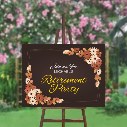 FOAM BOARD 18x24 RETIREMENT DESIGN 6