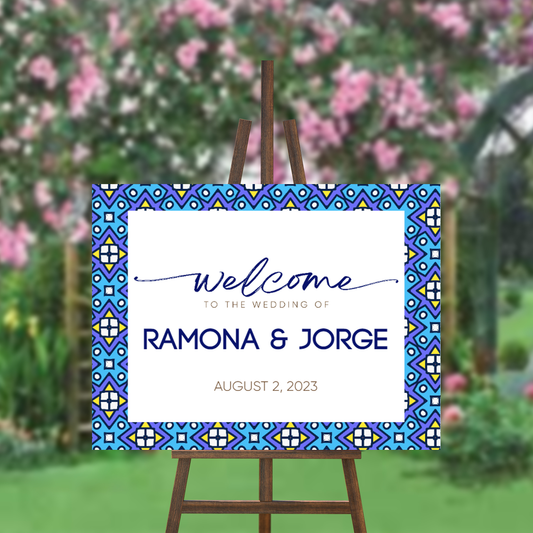 FOAM BOARD 18x24 WEDDING DESIGN 10