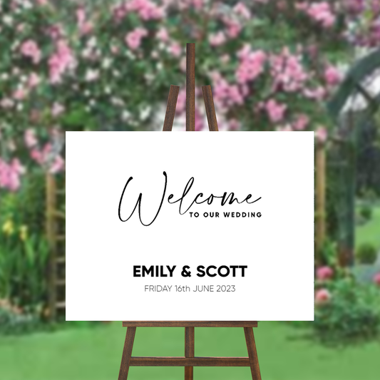 FOAM BOARD 18x24 WEDDING DESIGN 14