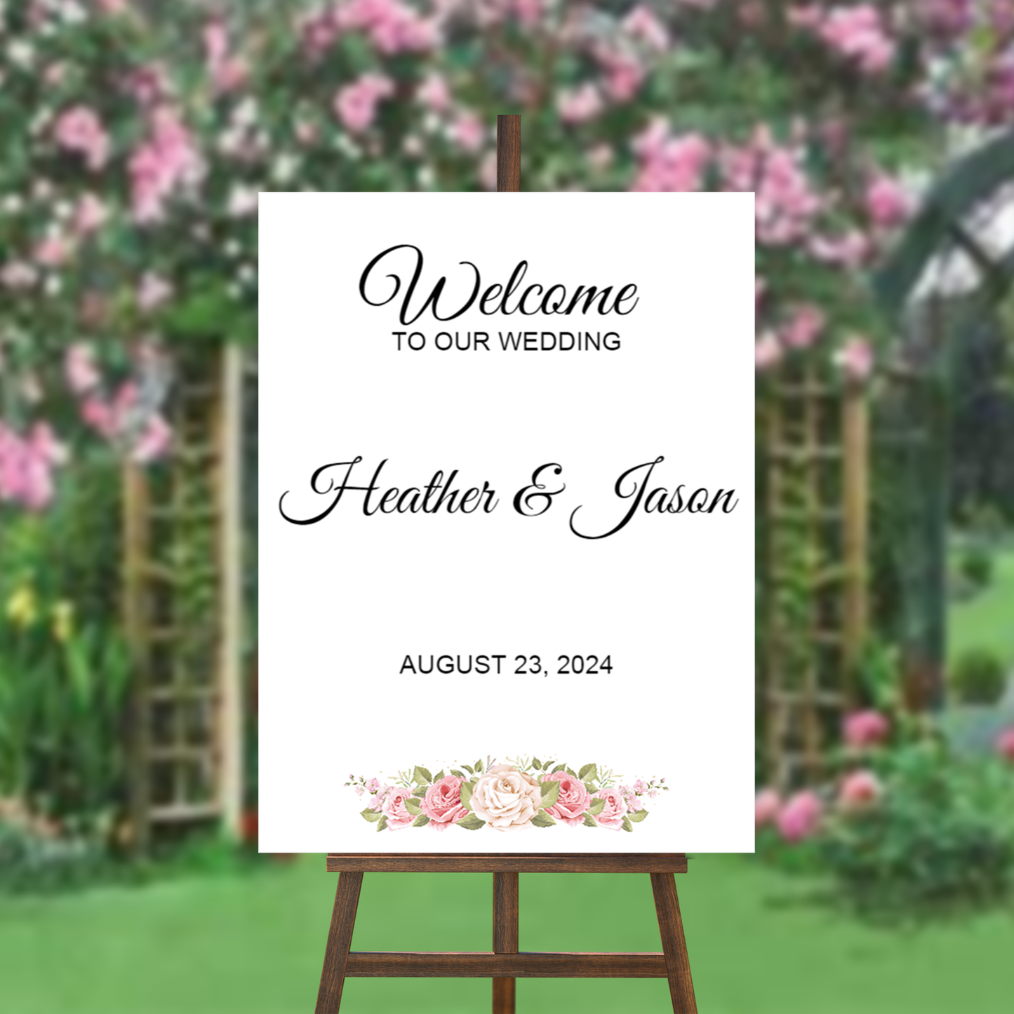 FOAM BOARD 18x24 WEDDING DESIGN