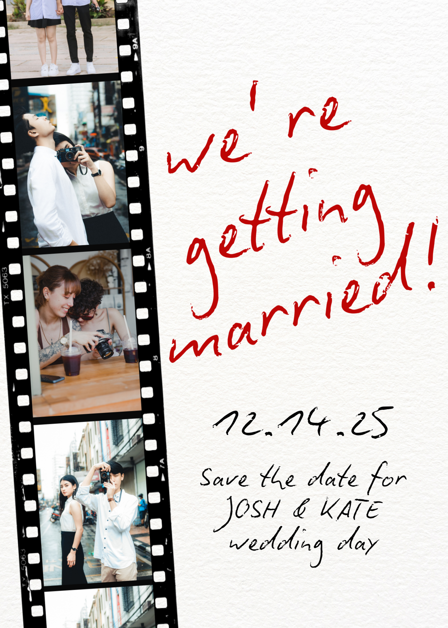 Wedding Invitation Card Digital Template 1