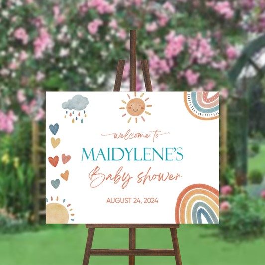 FOAM BOARD 18x24 BABY SHOWER DESIGN #11