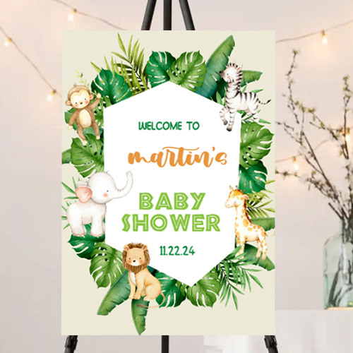 FOAM BOARD 24x36 BABY SHOWER DESIGN #10