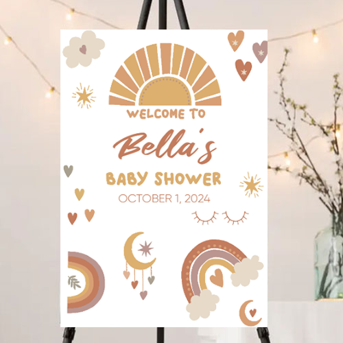 FOAM BOARD 24x36 BABY SHOWER DESIGN #3