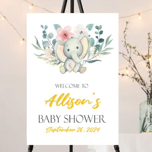 FOAM BOARD 24x36 BABY SHOWER DESIGN #4
