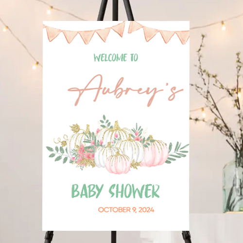 FOAM BOARD 24x36 BABY SHOWER DESIGN #7