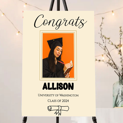 FOAM BOARD 24x36 GRADUATION DESIGN 4