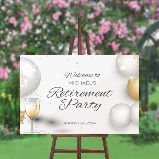 FOAM BOARD 24x36 RETIREMENT DESIGN 4