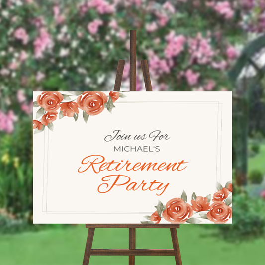 FOAM BOARD 24x36 RETIREMENT DESIGN 5