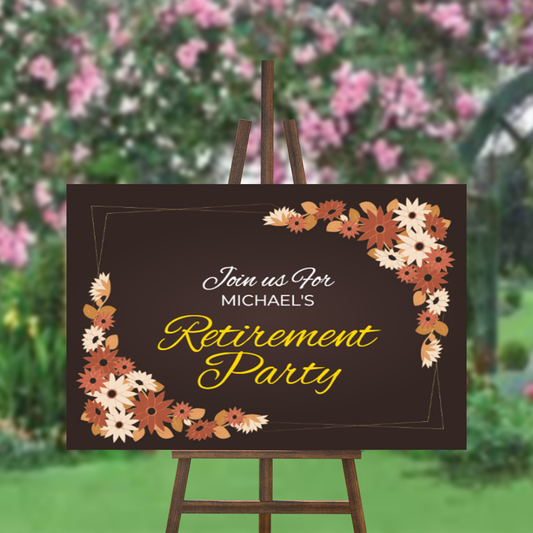 FOAM BOARD 24x36 RETIREMENT DESIGN 6