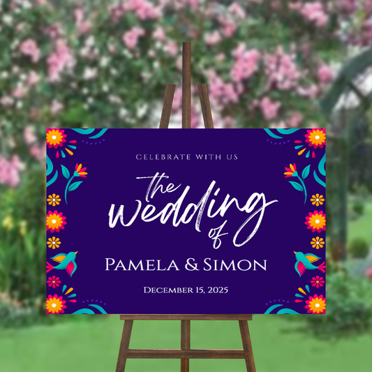 FOAM BOARD 24X36 WEDDING DESIGN #11