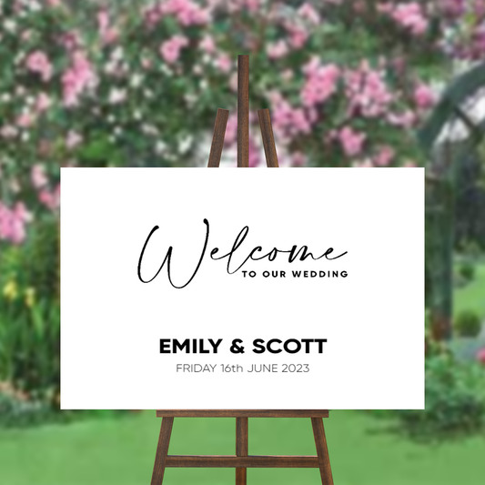FOAM BOARD 24X36 WEDDING DESIGN #14