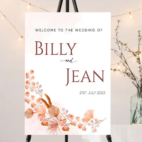 FOAM BOARD 24X36 WEDDING DESIGN #2