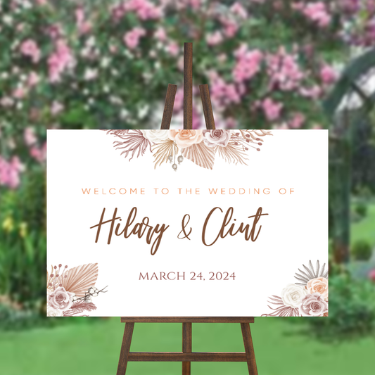 FOAM BOARD 24X36 WEDDING DESIGN #5