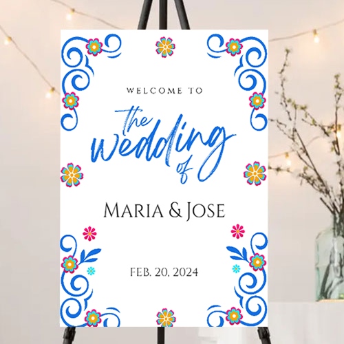 FOAM BOARD 24X36 WEDDING DESIGN #7
