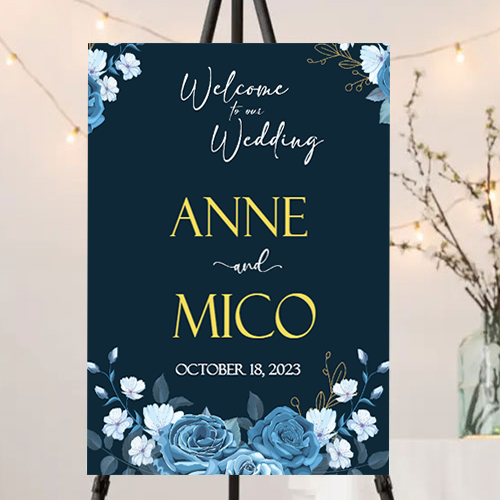 FOAM BOARD 24X36 WEDDING DESIGN #8