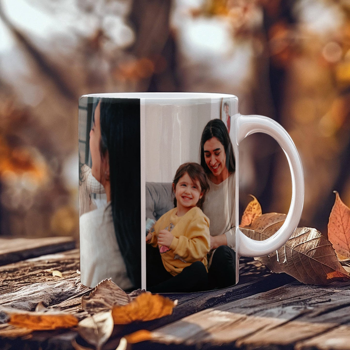 Personalized Upload Your Design White Ceramic Mug