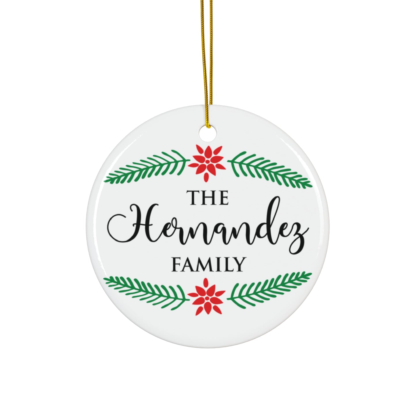 Ceramic Ornament - Family