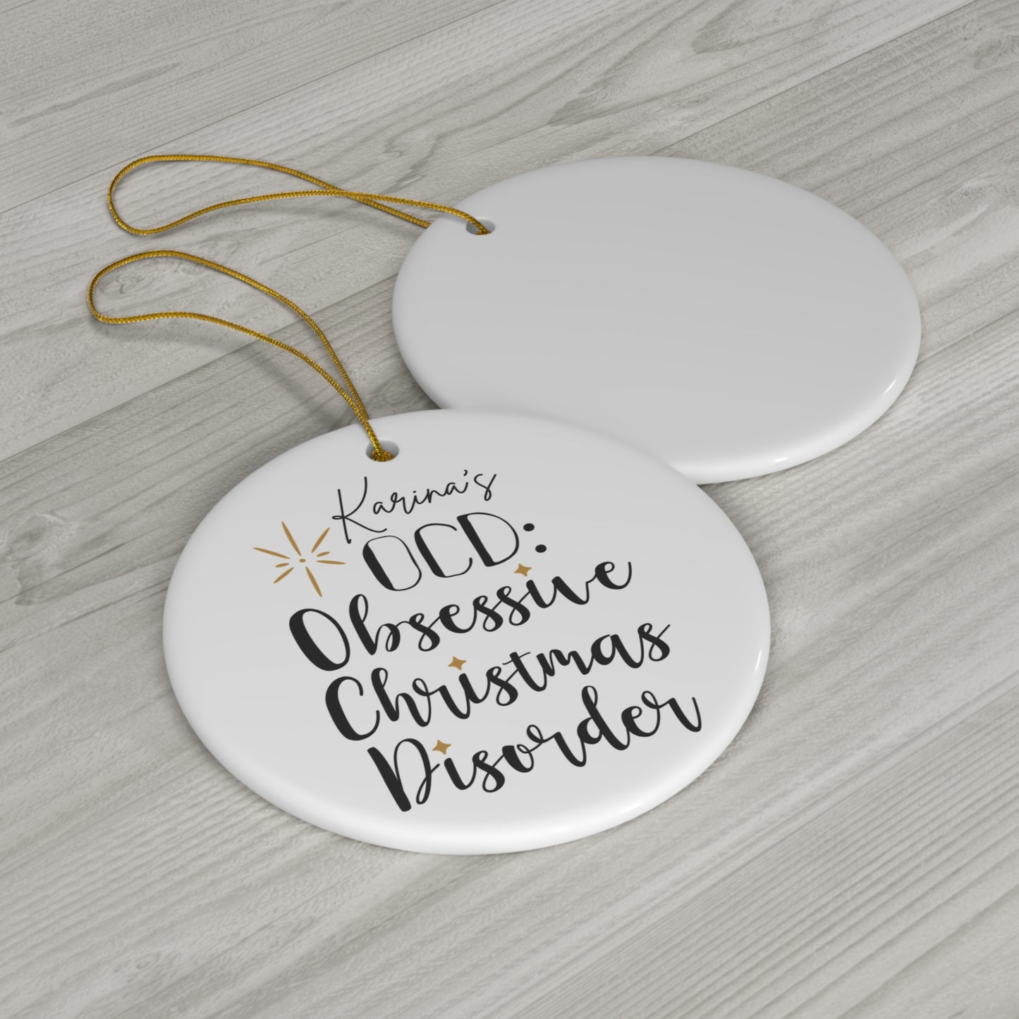 Ceramic Ornament - OCD
