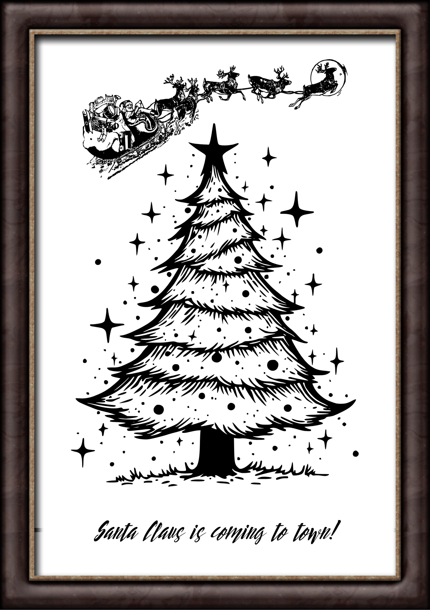 Christmas Wall Art Digital Template 2