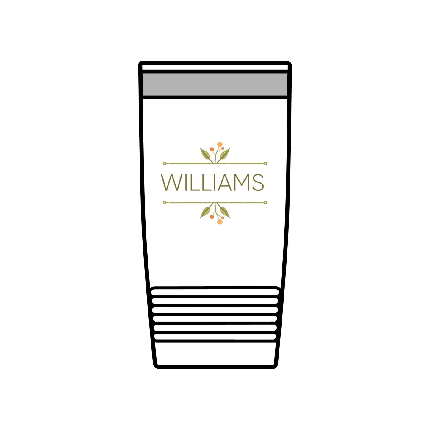 Insulated Tumbler, 20oz - Personalized Name - #4