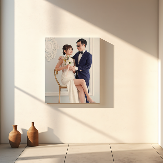 CANVAS 24x36 UPLOAD PORTRAIT (Playful Cartoon Style)