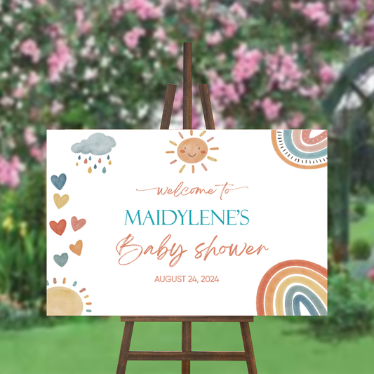 FOAM BOARD 24x36 BABY SHOWER DESIGN #11