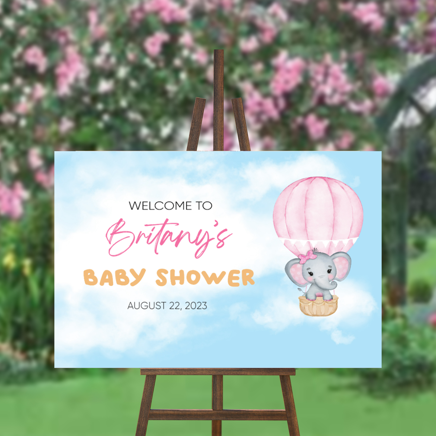 FOAM BOARD 24x36 BABY SHOWER DESIGN #2